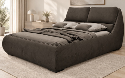 Спальное место 160х200, без подъемного механизма, ткань Aurora Graphite