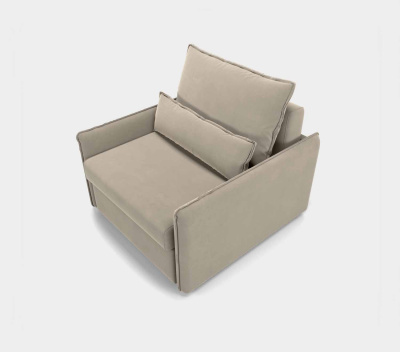 Кресло-кровать, ширина 80 см, ткань Инфинити Humus